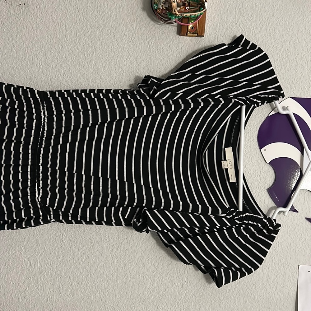 Black and white dress